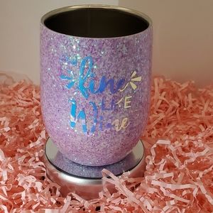 10oz Stainless Steel Wine Tumbler